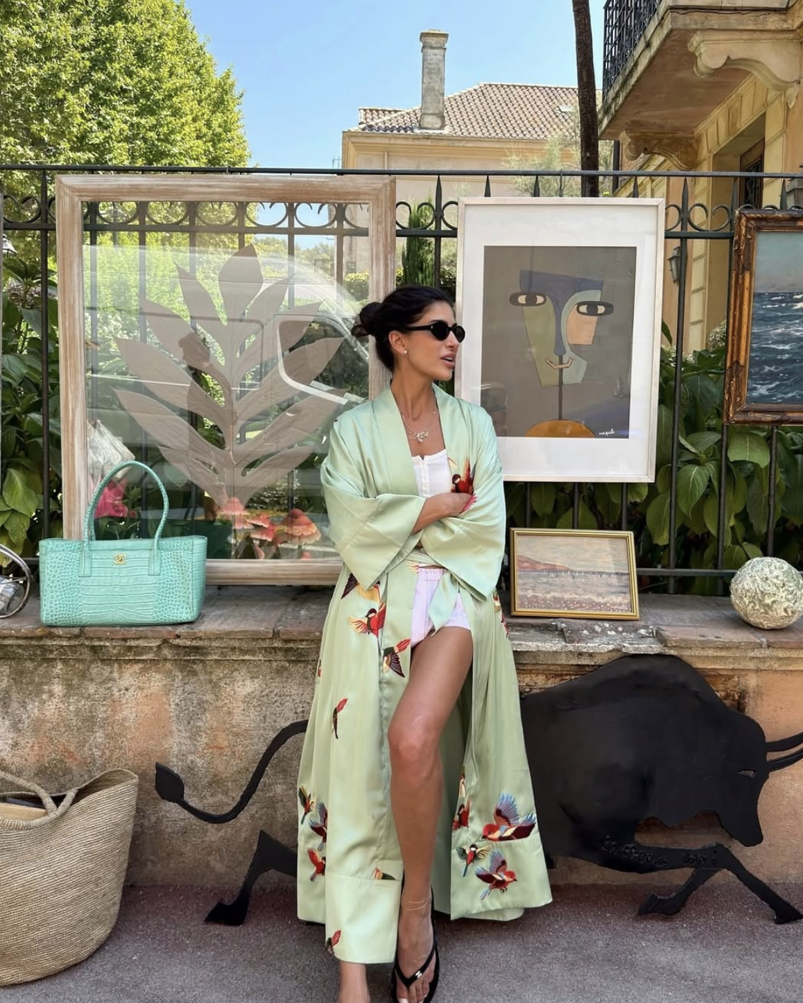 Andrea Bogosian wearing Carelli