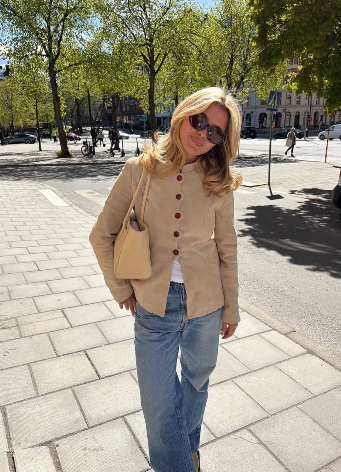 Matilda Djerf wearing Carelli