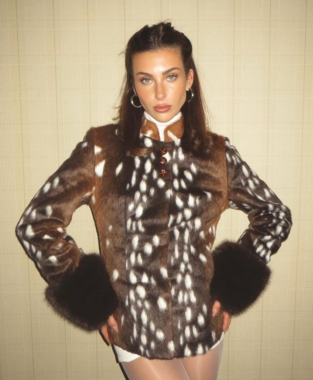 Paige Lorenze wearing Carelli